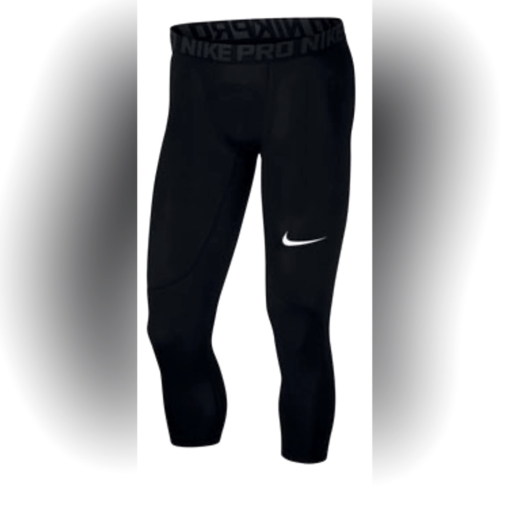 Set of 4 Men’s Nike & Nike Pro 3/4 Compression Leggings Size S
